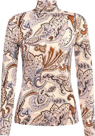 Marie Oliver Top Eloise con stampa paisley - Toni neutri