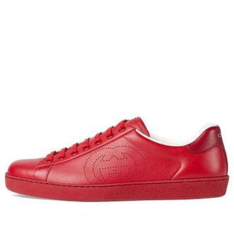 Gucci Ace Interlocking G - Hibiscus Red 599147-AYO70-6463