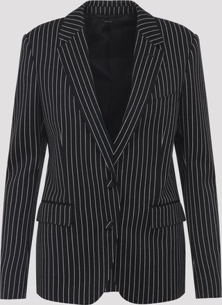 Tom Ford gestreept wollen Barathea-jack