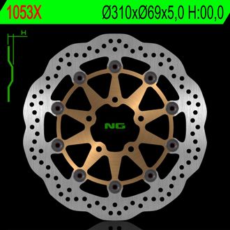 OEM Disco De Freno Delantero Ng Para Suzuki Dl/sv 650/1000 Wave 310 Mm 2002-2011