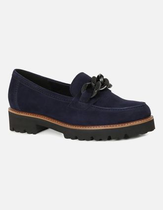 Gabor Womens Squeeze Womens Loafers - Navy - Size: 4.5