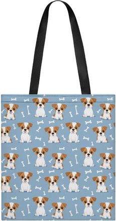 Generic Jack Russell Terrier Cute Puppy Tote Bag for Women Men Shoulder Bags Purses Pouch Handbags
