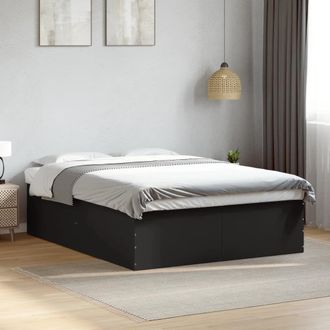 Berkfield Home Bed Frame without Mattress Black 150x200 cm King Size