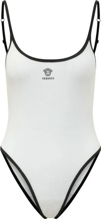 Versace Medusa Motief Bodysuit - Dames - Bodies - Wit - M - Tops