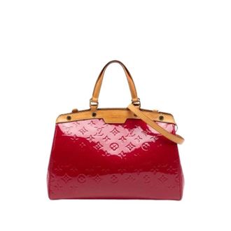 Louis Vuitton Pre-owned Handbags, female, Red, Size: ONE SIZE Pre-owned Brea MM