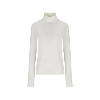 Celine Turtlenecks, female, White, Size: XS High Neck Top