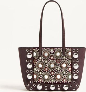 Valentino Garavani Valentino Garavani Nellc&ocirc;te Mini Embroidered Shopping Bag Wo