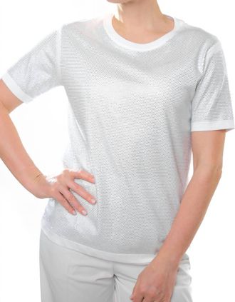 Odi Et Amo Crystal T-Shirt In White