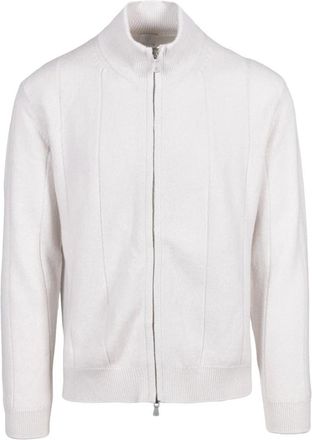Eleventy Cardigan con zip - - Knitwear - Uomo - Beige - M