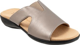 Trotters Roxine Slide Sandal in Pewter at Nordstrom, Size 10.5