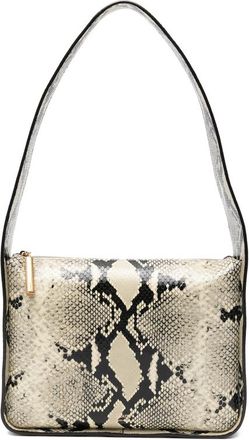 Khaite Lori Squared Snakeskin-effect Shoulder Bag