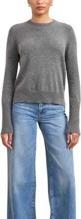 La Ligne Solid Lean Lines Sweater in Grey at Nordstrom, Size X-Small