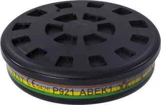 None Filtro De Gases Abek1 Con Conexi&oacute;n De Bayoneta - Pack De 6 / Marr&oacute;n