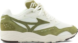 Mizuno Contender White Green Sneakers - Heren - Sneakers - Groen - 42 EU - Schoenen