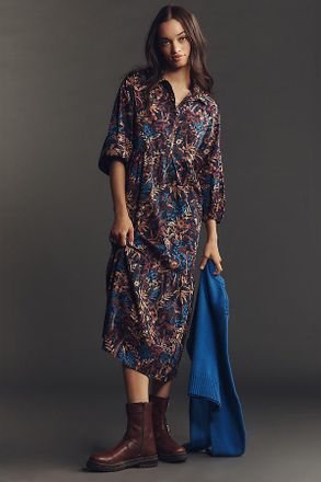 Maeve The Bettina Tiered Shirt Dress by Maeve