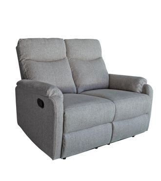 Home Heavenly Sof&aacute; relax 2 plazas con mecanismo palanca en gris