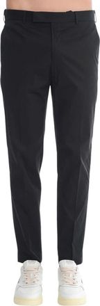 Pantaloni Torino Pantaloni Uomo Bianchi - Heren - Slim Fit Broeken - Zwart - 2XL - Broeken