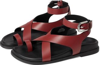 Free People Anya Criss-cross Footbed Sandals Womens Dress Sandals Hickory : EU 40 (US Womens 10) M, Suede