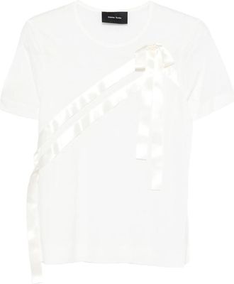 Simone Rocha Sash Bow T-shirt