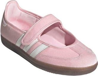 adidas Samba Jane Sneaker in Clear Pink/ftwr White/gum5 at Nordstrom, Size 7