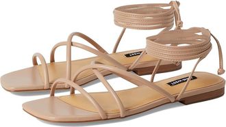 Nine West Mikila Womens Dress Sandals Light Natural : 6.5 M, Faux Leather