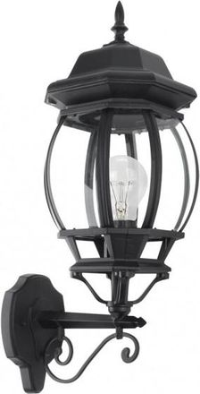 Fabrilamp Fabrilamp - Aplique Exterior Aluminio Caelum 1xe27 Negro Ip44 54x19x28 Cm