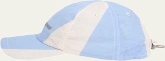 Jacquemus Mens The Casquette Logo Nylon Baseball Cap
