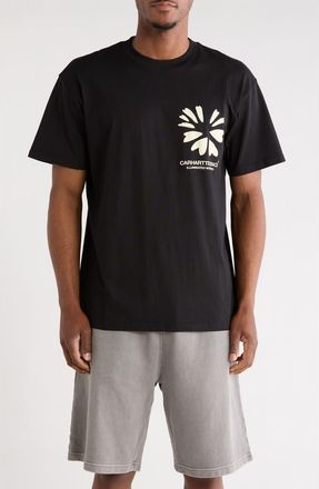 Carhartt Work in Progress Compy Graphic Organic Cotton Jersey T-Shirt in Black at Nordstrom, Size Medium
