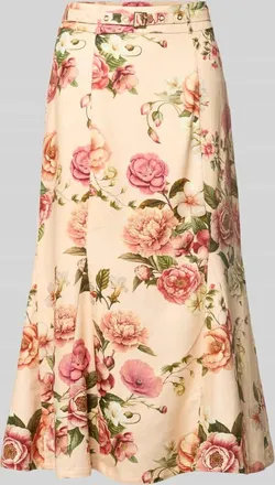 Guess Midirock mit G&uuml;rtel Modell RYAN in Rosa, Gr&ouml;&szlig;e XL