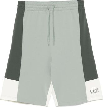 Emporio Armani colour-block shorts - Green