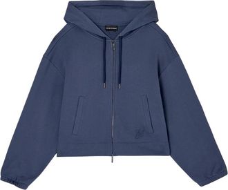 Emporio Armani Mujer, Sudaderas, Azul, Talla: M