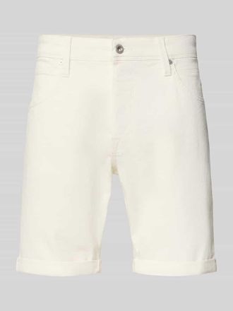 Jack & Jones Jack & Jones Regular Fit Jeansshorts Modell RICK in Weiss, Gr&ouml;&szlig;e XXL