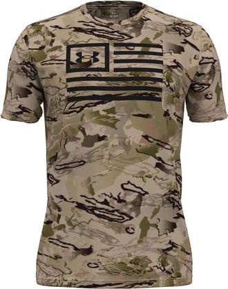 Under Armour Mens Freedom Camo T-Shirt, Color Ua Barren Camo/Black (989), Size: Large
