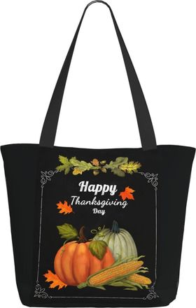 AOOEDM Happy Thanksgiving Day Ladies Shopping Bag 13x11x7in.The Perfect ValentineS Day Gift.It Is The Best ValentineS Day Gift For Mom, Daughter, Wife,Etc