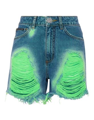 Philipp Plein Denim Korte Broek