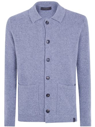 Zanone Sweater Cardigan Shirt Neck
