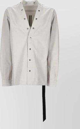 Rick Owens larry shirt long sleeves strap detail