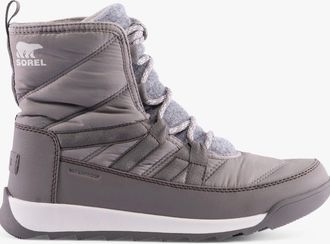Sorel Womens Sorel WHITNEY II PLUS LACE Womens Winter Boots Grey - Size: 7