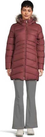 Marmot Montreal Coat Womens Coat Acai Berry : XS, Down/Polyester/Faux Fur