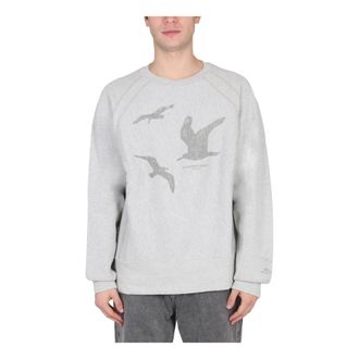 Engineered Garments Sweatshirts, male, Gray, Size: S Raglan Crew