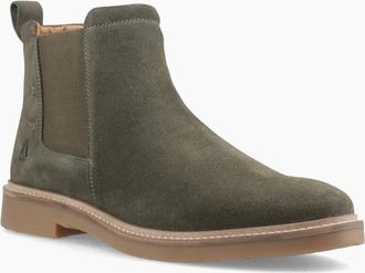 Hush Puppies Mens Gareth Mens Chelsea Boots - Green - Size: 12