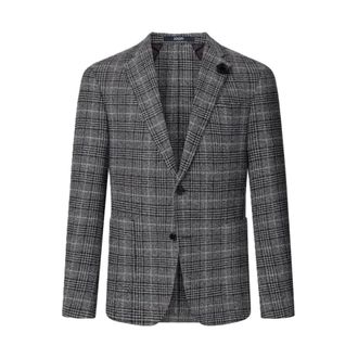 Joop Heren, Jassen, Grijs, Maat: L Wol