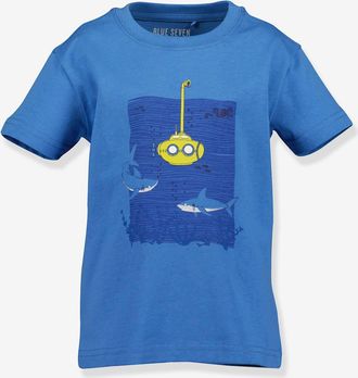 Blue Seven T-Shirt Jungen BLUE SEVEN Fische aquamarine