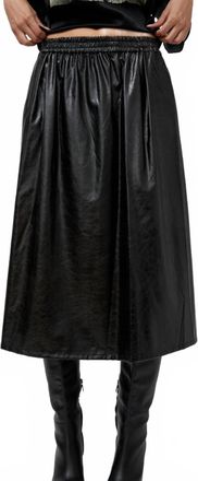 No.6 Store Mel Midi Skirt In Black