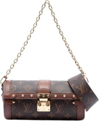 Louis Vuitton Pre-owned Papillon Trunk - Dames - Vintage Schoudertas - Bruin - ONE Size - Vintage