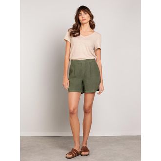 Celtic & Co. Pull On Shorts in Khaki at Nordstrom, Size 14