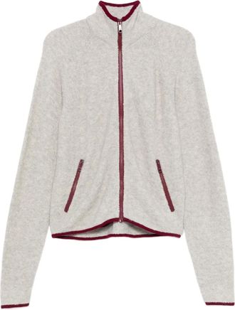 Frenckenberger Bomber con zip - Grigio