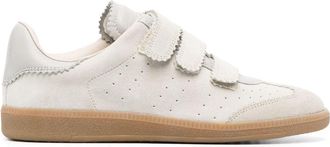 Isabel Marant Beth low-top leather sneakers - women - Suede - 41 - Neutrals