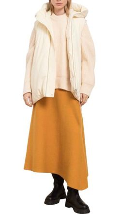 Jil Sander Vanilla Down Padded Gilet Size XS