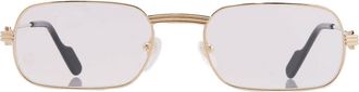 Cartier Demo Rectangular Mens Eyeglasses CT0556O 001 55